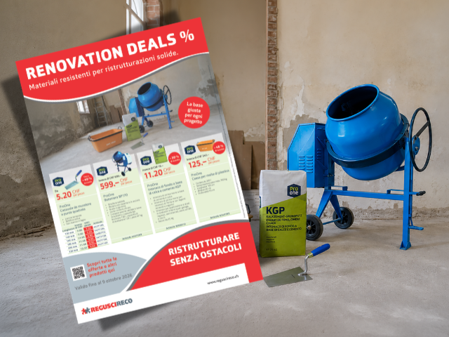 Renovation Deals Aktion Webseite TI Meteriali Resistanti